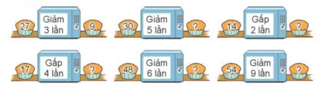 Toán 3 Bài 27: Giảm một số đi một số lần