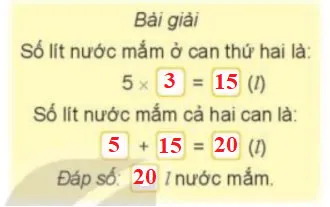 Toán 3 Bài 28: Bài toán giải bằng hai bước tính