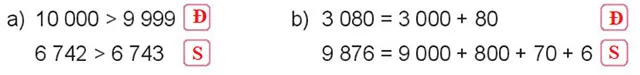 Toán 3 Bài 46: So sánh các số trong phạm vi 10 000