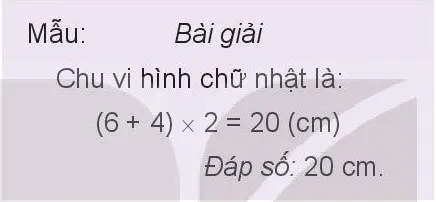 Toán 3 Bài 50: Chu vi hình tam giác, hình tứ giác, hình chữ nhật, hình vuông