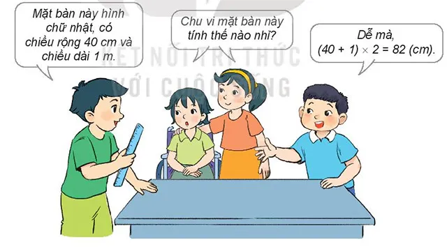 Toán 3 Bài 50: Chu vi hình tam giác, hình tứ giác, hình chữ nhật, hình vuông