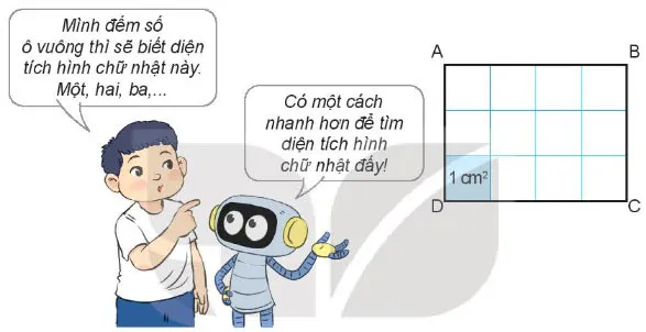 Toán 3 Bài 52: Diện tích hình chữ nhật, diện tích hình vuông