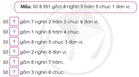 Toán 3: Các số trong phạm vi 10 000 (tiếp theo)