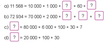 Toán 3: Các số trong phạm vi 100 000 (tiếp theo)