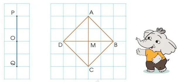 Toán 3: Điểm ở giữa. Trung điểm của đoạn thẳng