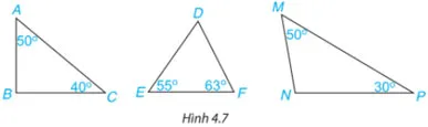 Toán 7 Bài 12: Tổng các góc trong một tam giác