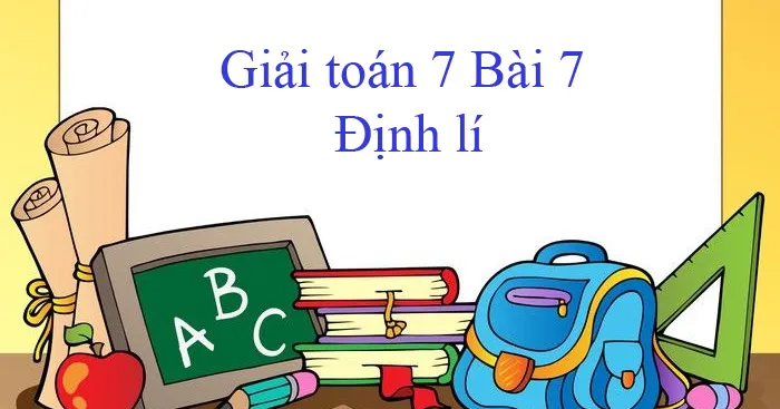 Toán 7 Bài 3: Biểu đồ đoạn thẳng