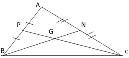 Toán 7 Bài 34: Sự đồng quy của ba trung tuyến, ba đường phân giác trong một tam giác