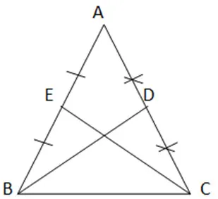 Toán 7 Bài 34: Sự đồng quy của ba trung tuyến, ba đường phân giác trong một tam giác