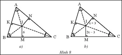 Toán 7 Bài 9: Tính chất ba đường phân giác của tam giác