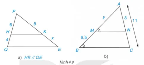 Toán 8 Bài 15: Định lí Thalès trong tam giác