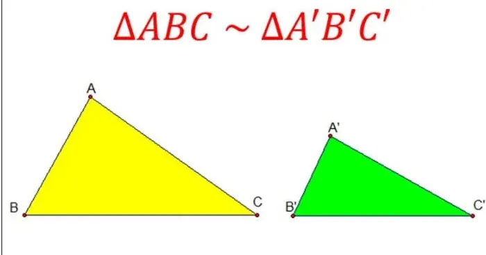 Toán 8 Bài 33: Hai tam giác đồng dạng