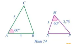 Toán 8 Bài 7: Trường hợp đồng dạng thứ hai của tam giác