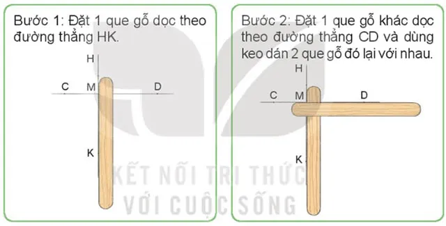 Toán lớp 4 Bài 28: Thực hành vẽ hai đường thẳng vuông góc