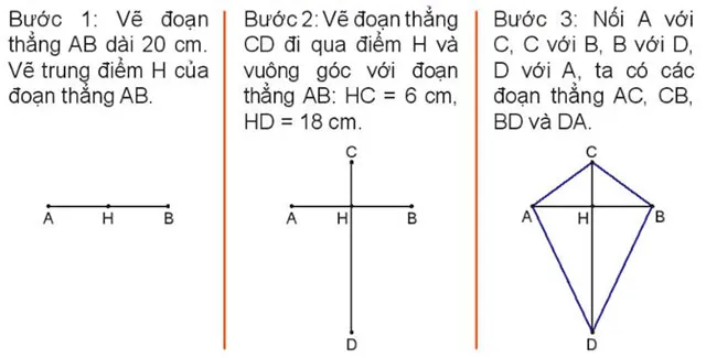 Toán lớp 4 Bài 28: Thực hành vẽ hai đường thẳng vuông góc