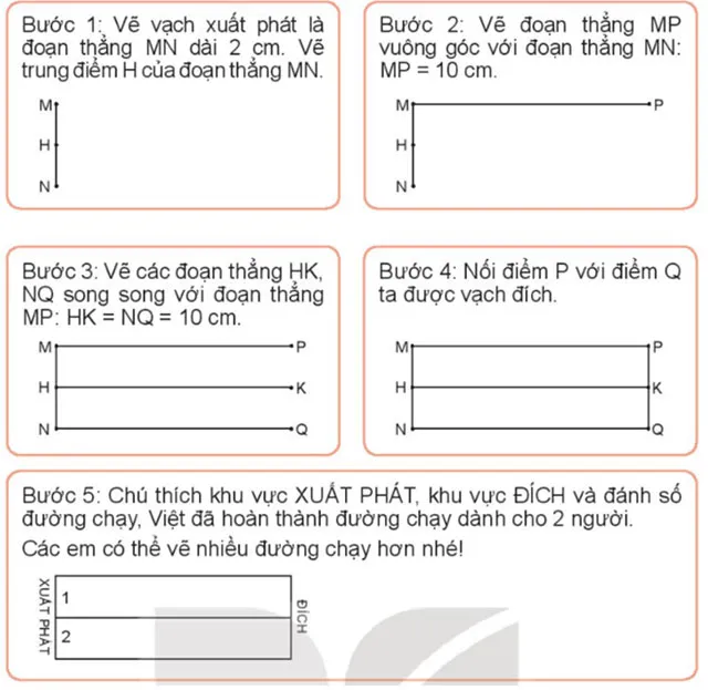 Toán lớp 4 Bài 30: Thực hành vẽ hai đường thẳng song song