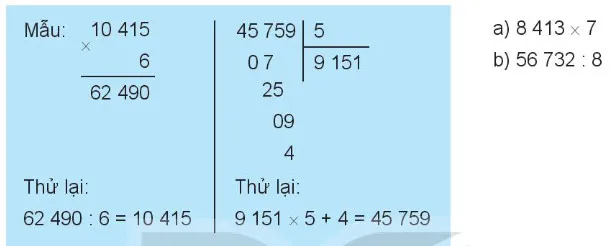 Toán lớp 4 Bài 6: Luyện tập chung