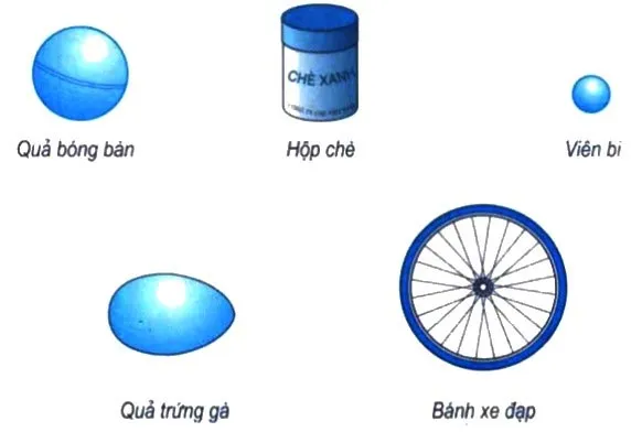 Toán lớp 5: Giới thiệu hình trụ. Giới thiệu hình cầu trang 125