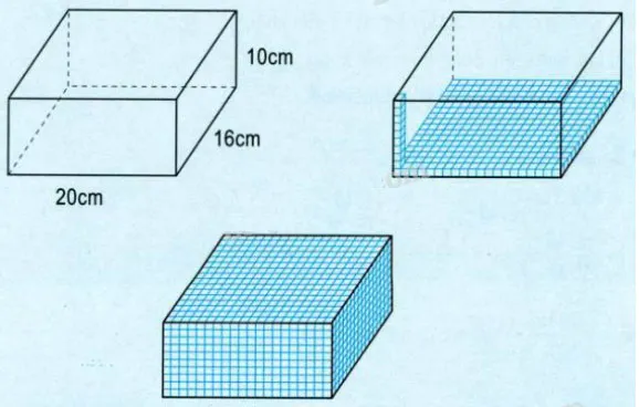 Toán lớp 5: Thể tích hình hộp chữ nhật trang 120