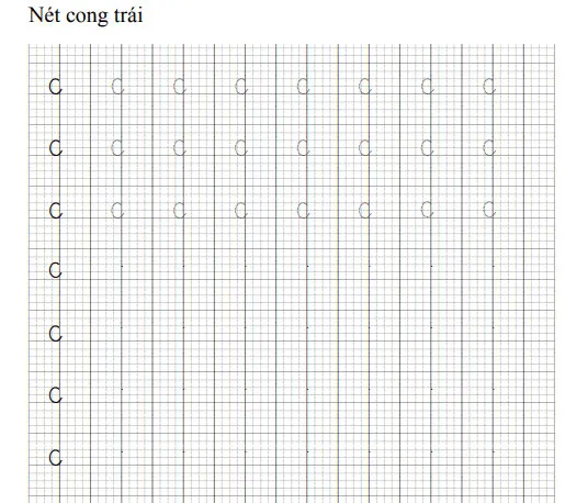 Tổng hợp những nét cơ bản và chữ cái cho bé tập viết