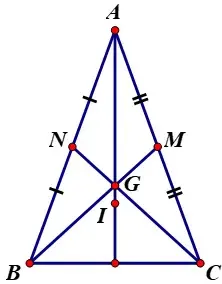 Trọng tâm tam giác: Khái niệm, tính chất và cách xác định
