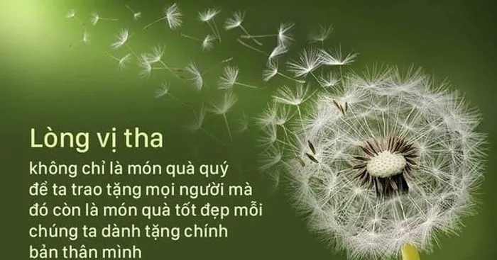 Văn mẫu lớp 10: Thuyết trình quan niệm về lòng vị tha (2 Mẫu)