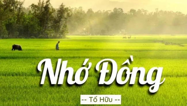 Văn mẫu lớp 11: Dàn ý phân tích bài thơ Nhớ đồng