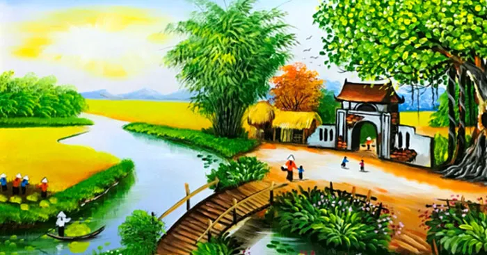 Văn mẫu lớp 6: Tả cảnh dòng sông quê em (2 mẫu)